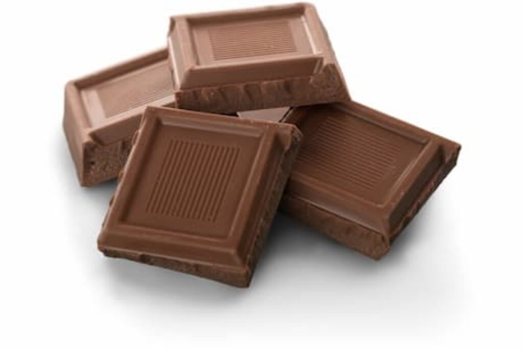 pedaços de chocolate