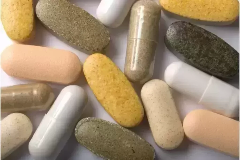 Várias capsulas de cores diferentes