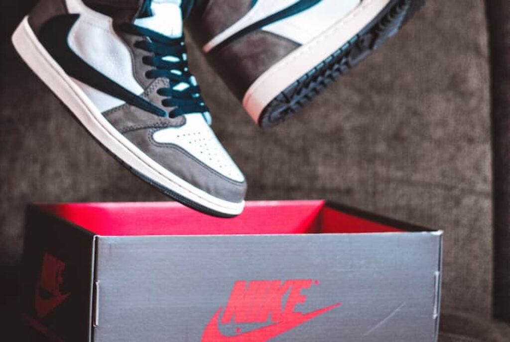 Nike na caixa